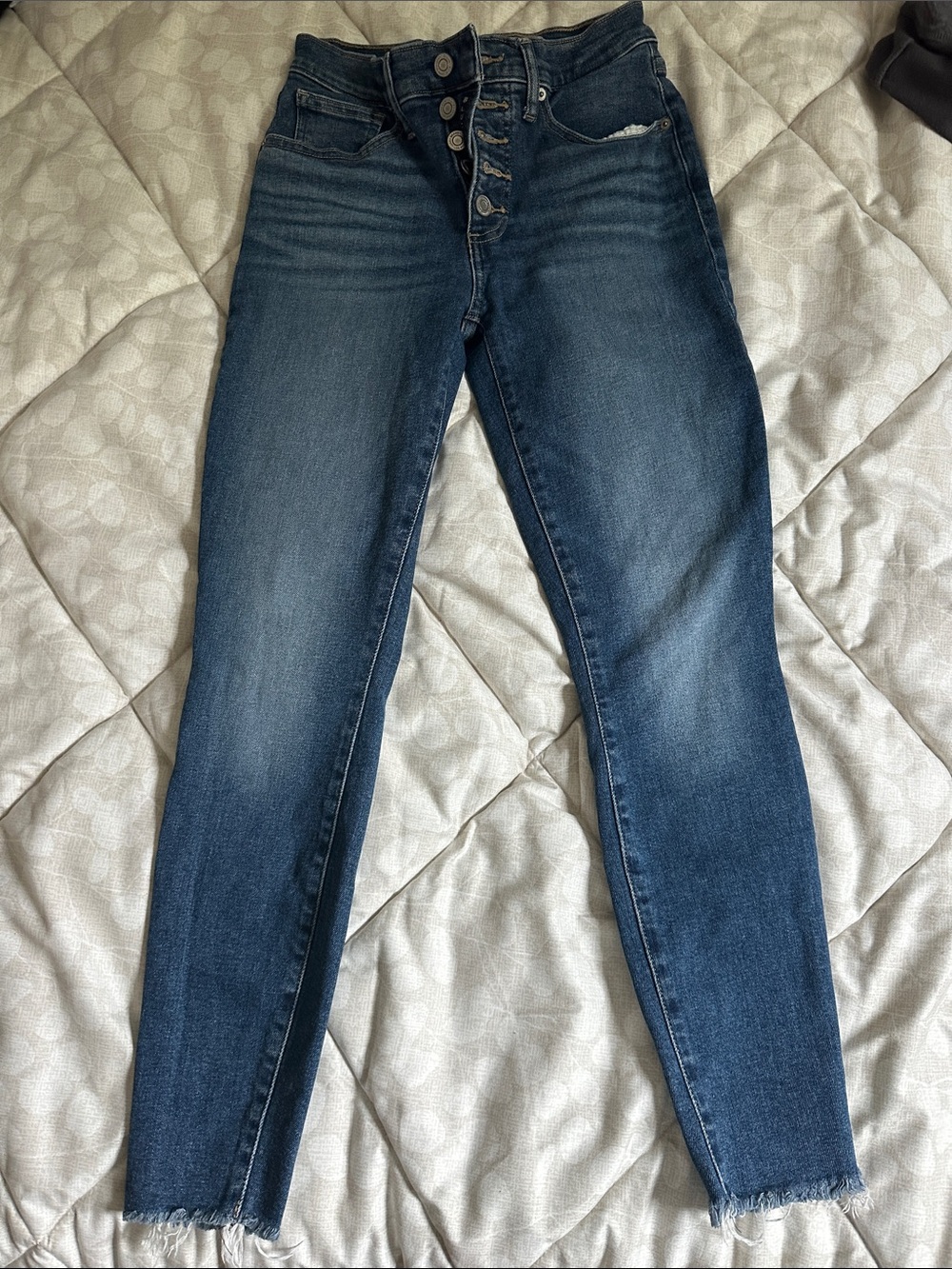 Lucky Brand Dark Indigo High-Rise Skinny Jeans